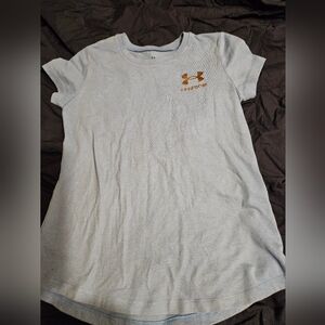 Under Armour Light Blue Sweatshirt Youth Girls Sz Small